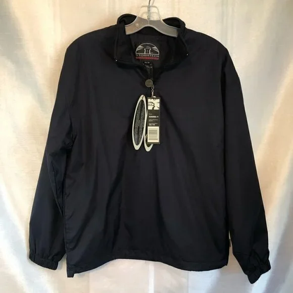 NWT Stormtech Performance Navy 1/4 Zip Windbreaker Jacket Mens  XS - Picture 16 of 16
